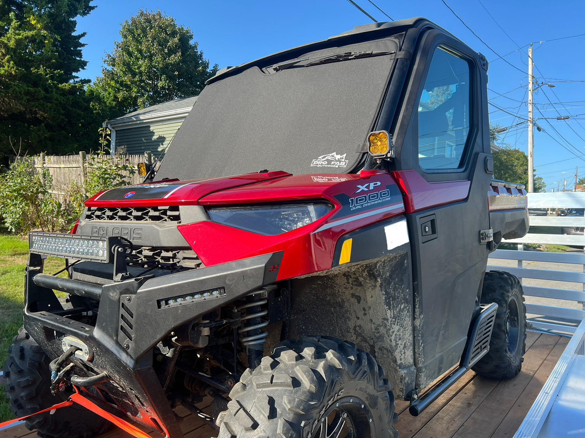 Padded Windshield Cover for Polaris Ranger Pro Fab Outdoors