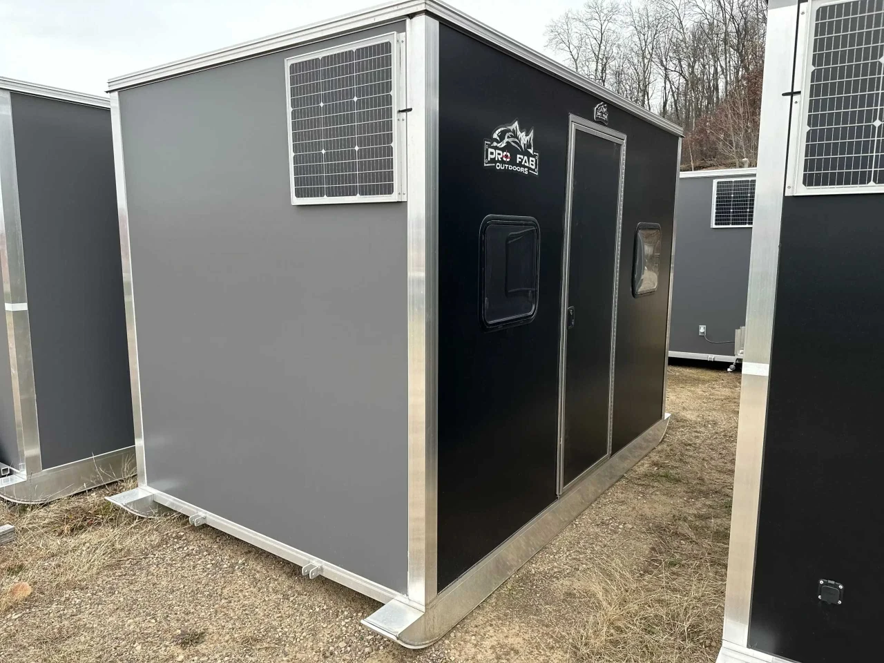 Window Skids Buy 6.6’ x 10’ Three Window Skid House | Pro Fab Outdoors