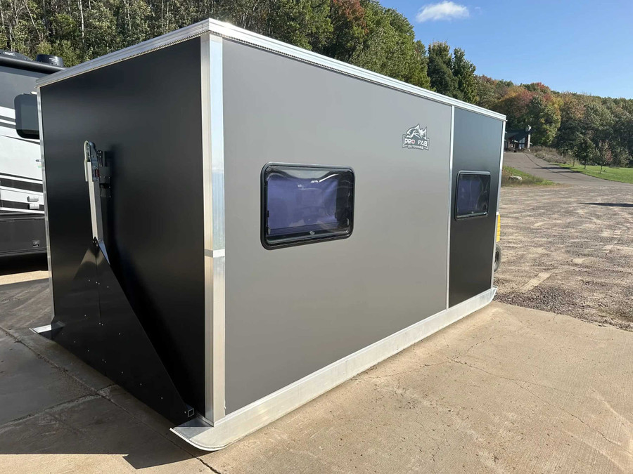 8' x 14' Four Window Skid House Pro Fab Outdoors