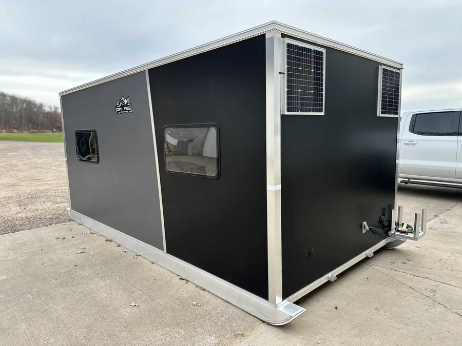 8' x 16' Four Window Skid House Pro Fab Outdoors