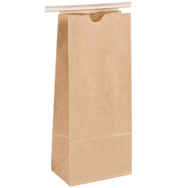 Paper Tin Tie Bags - TAN