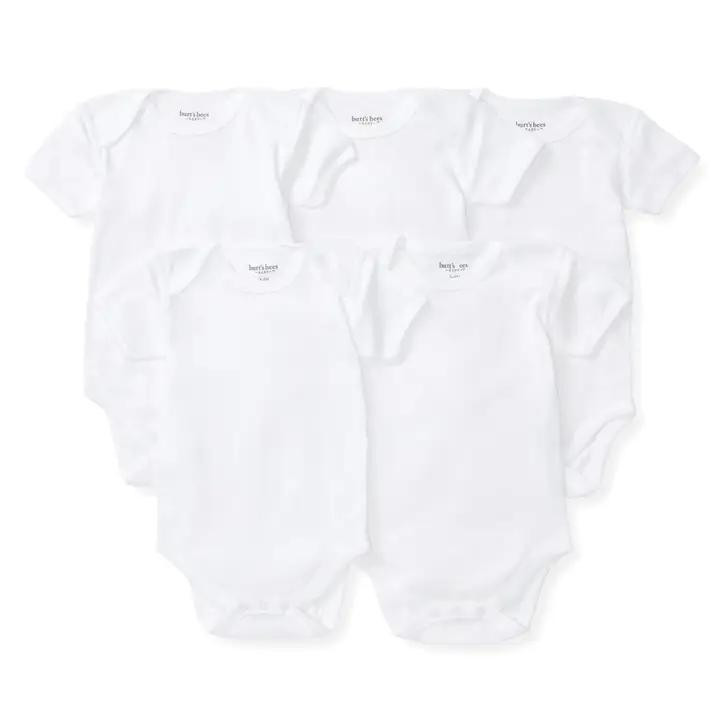 Bee Essentials Short Sleeve Bodysuit 5 Pk. 0-3 Mo. - Beth's Creations