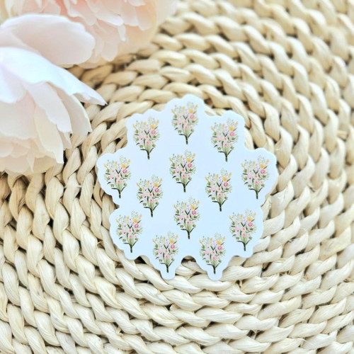 Bouquets Waterproof Sticker