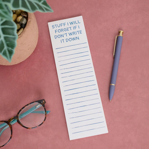 Stuff I Will Forget List Pad