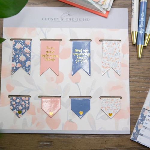 Blue Magnetic Bookmarks