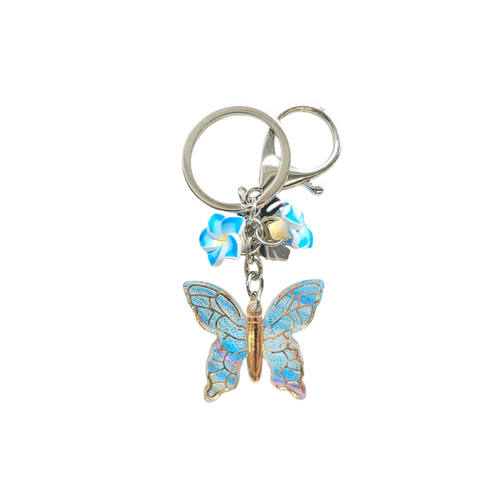 Flower & Butterfly Keychain