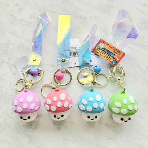 Mushroom Charm Keychain