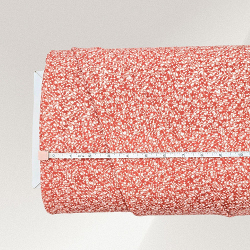 Micro Orange Missonia Knit Fabric (sold by half yards)