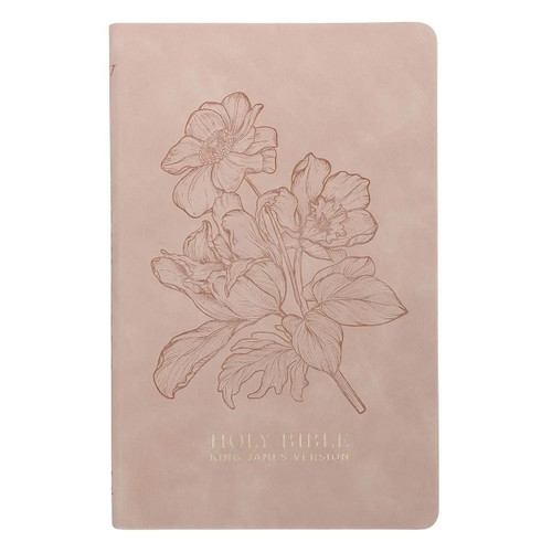 Leather Blush Pink KJV Bible