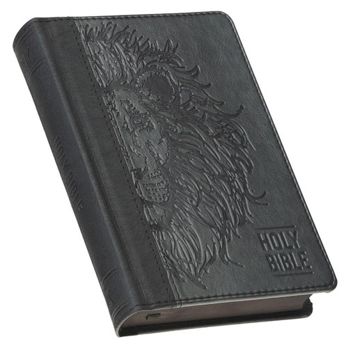Black/Grey Faux Leather KJV Bible