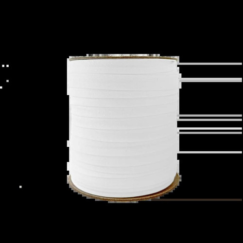 White 1/2" Single Fold Bias Tape (Sold By The Yard)