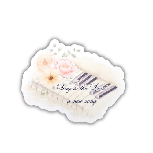 Sing To The Lord Waterproof Sticker