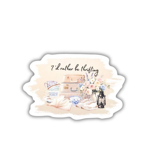 Thrifting Waterproof Sticker