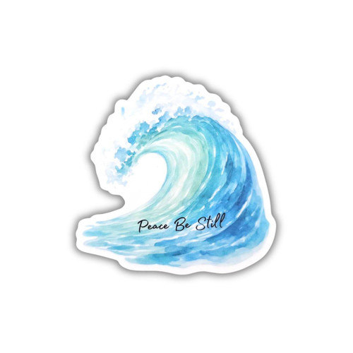 Peace Be Still Waterproof Sticker