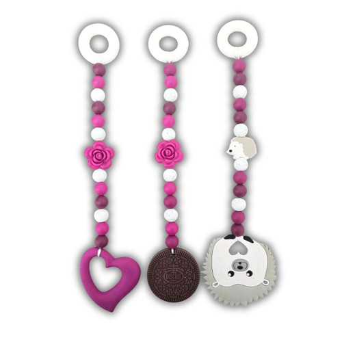 Maroon Single String Beads