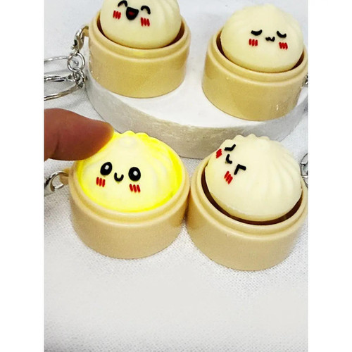 Light Up Dumpling Keychain
