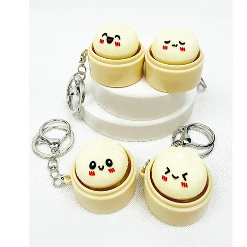 Light Up Dumpling Keychain