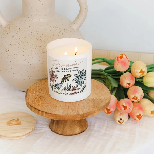 Reminder Life Beautiful Candles