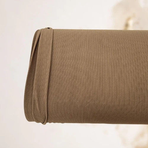 Taupe Ideal Rib Knit (sold by half yards)