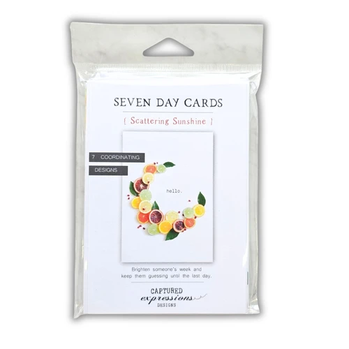 Scattering Sunshine Seven Day Cards