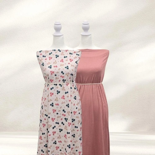 6-Pretty Knit Swiss Dot Fabric (sold by half yards)