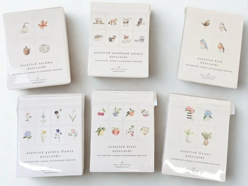 Watercolor Notecard Sets