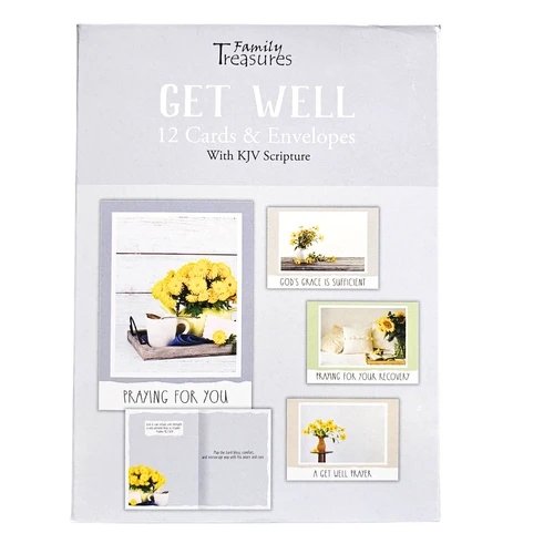Sunny Thoughts Get Well Boxed Greeting Cards