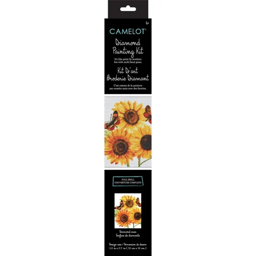 Sunflowers And Butterflies Diamond Painting Kit