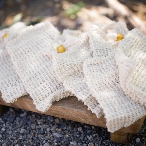 Soap Saver Loofah Bag