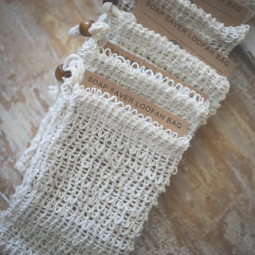 Soap Saver Loofah Bag