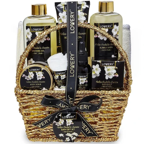 White Orchid & Jasmine Bath Set