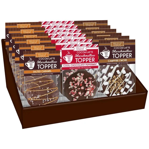 Chocolate Dipped Marshmallow Toppers