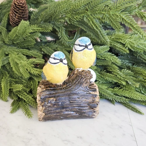 Birds On Log