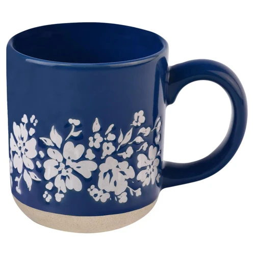 Blue Floral Mug