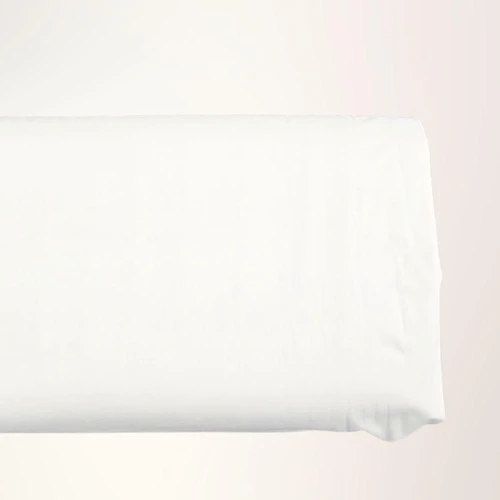White Athletic Knit Fabric (sold by half yards)