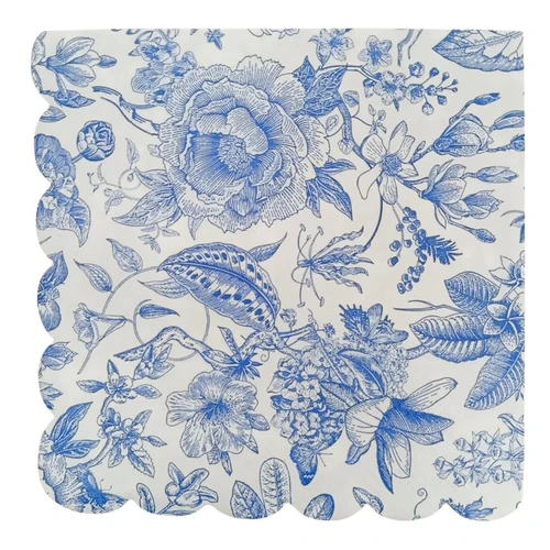 Blue Delft Cocktail Napkin