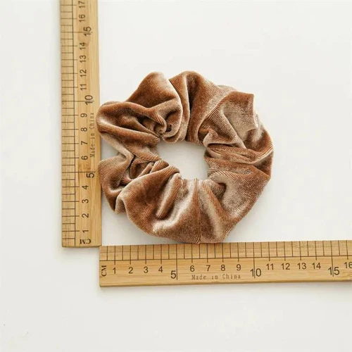 Plain Velvet Scrunchies