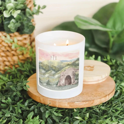 Empty Tomb Sunrise Candle