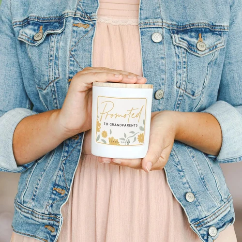 Promoted Grandparents Candle