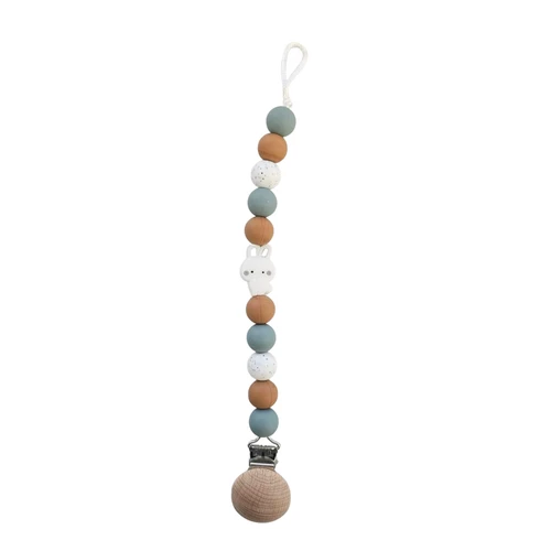 Blue Grey Rabbit Nippy Clip Beads