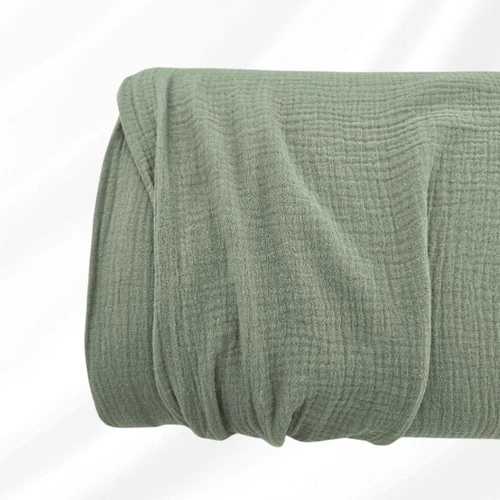 Sage 100% Cotton Muslim Fabric (sold by half yards)