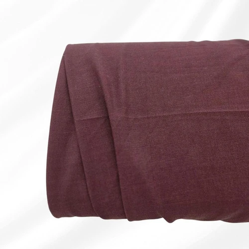 Burgundy Poly Vintage Weave Fabric (sold by half yards)