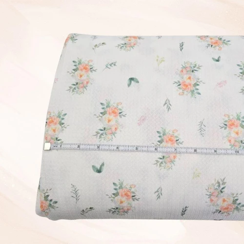 Soft Floral Missoni Knit Fabric (sold by half yards)