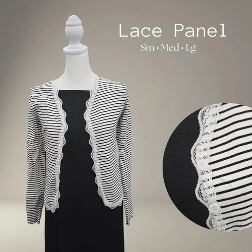 Lace Panel Cardigan