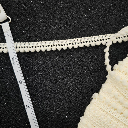 Small Cream Pom Pom String