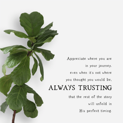 Always Trusting Card