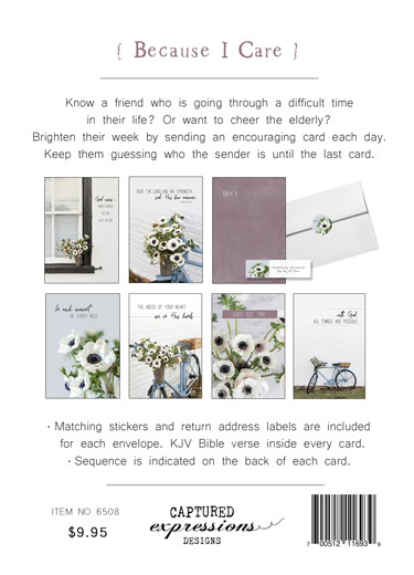 Because I Care 7 Day Cards