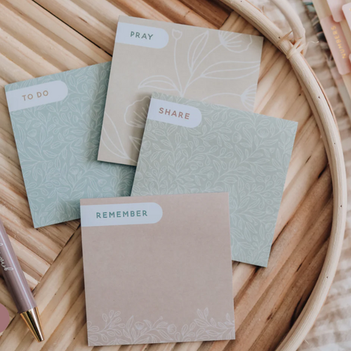 Floral Task Sticky Notes