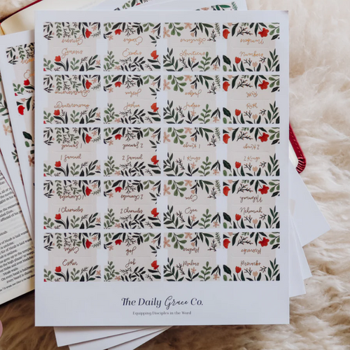 Rust Floral Bible Tabs