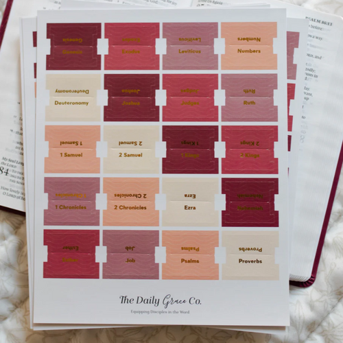 Gold Foil Waves Bible Tabs